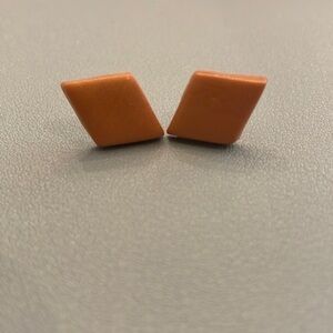 Copper colored earrings